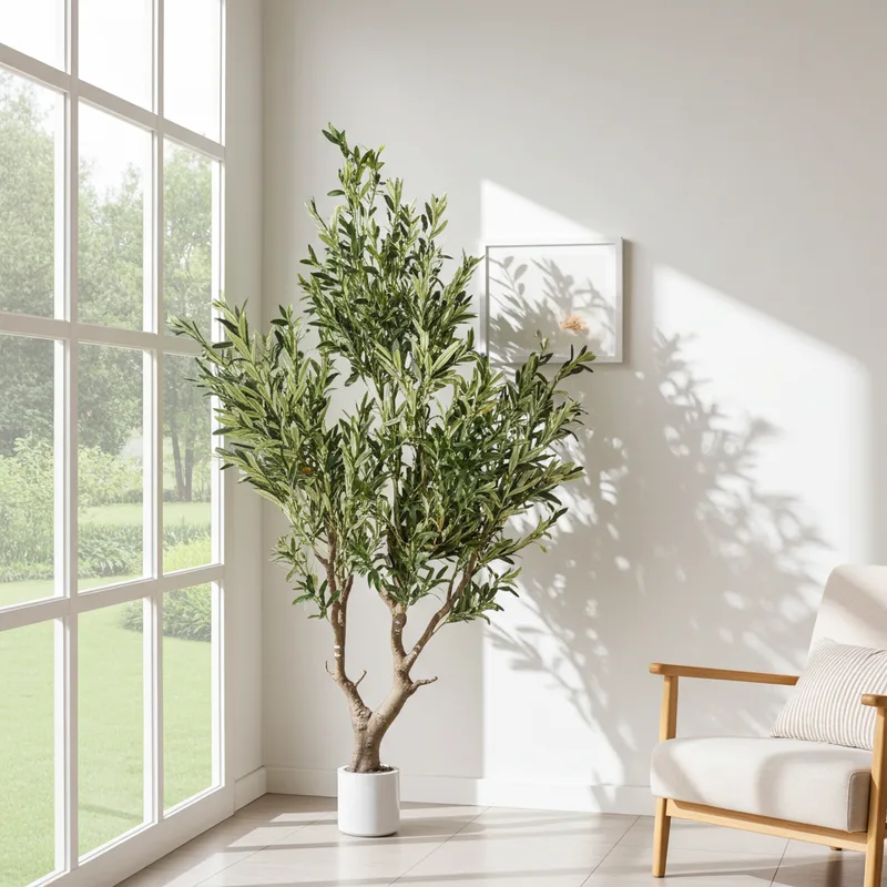 עץ זית רחב גובה 210 ס"מ בכלי