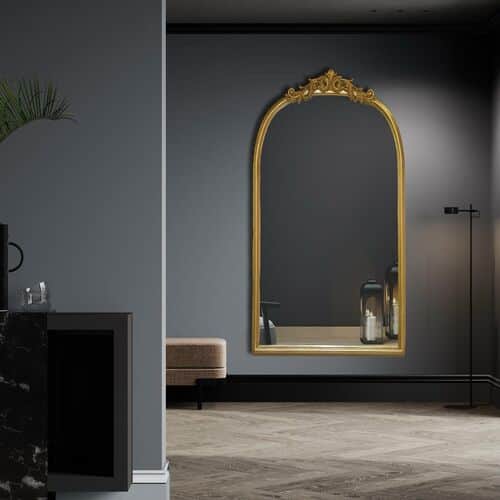 מראת גוף עיטורי זהב