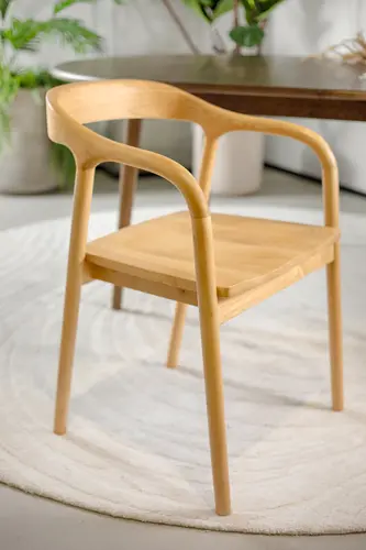 כיסא ירדן נטוראל עץ מלא