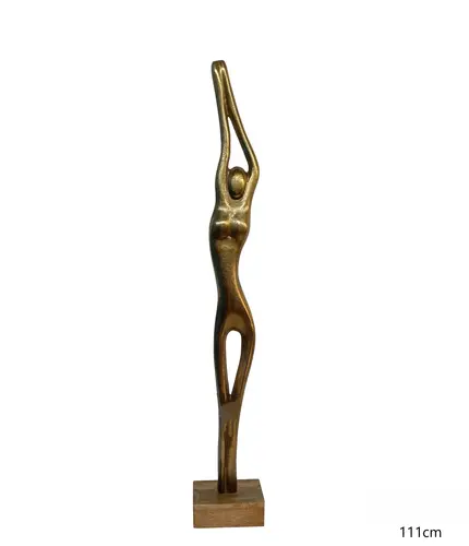 פסל HARMONY - פריחת הבוקר זהב 111 ס"מ