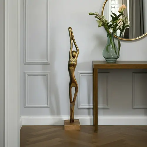 פסל HARMONY - פריחת הבוקר זהב 111 ס"מ