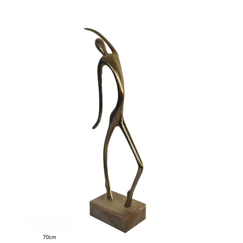 הרמוני פסל קו הרקיע זהב 70 "מ