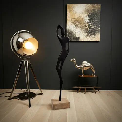 פסל HARMONY חשיבה עמוקה שחור 90 ס"מ