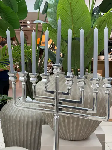 חנוכייה מלכותית סילבר BRASS