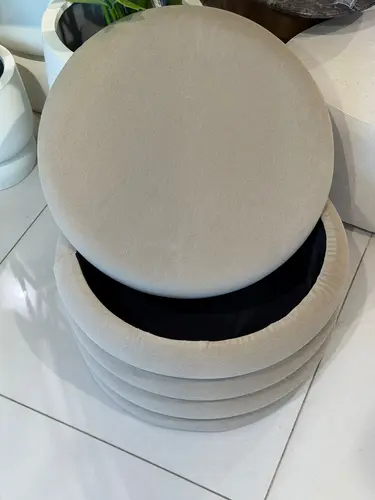 הדום אחסון טבעות קטיפה מוקה או קרם לבחירה