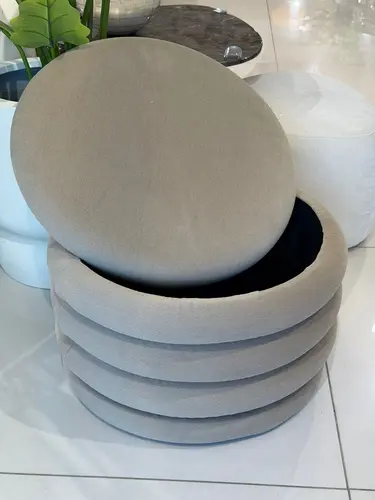 הדום אחסון טבעות קטיפה מוקה או קרם לבחירה