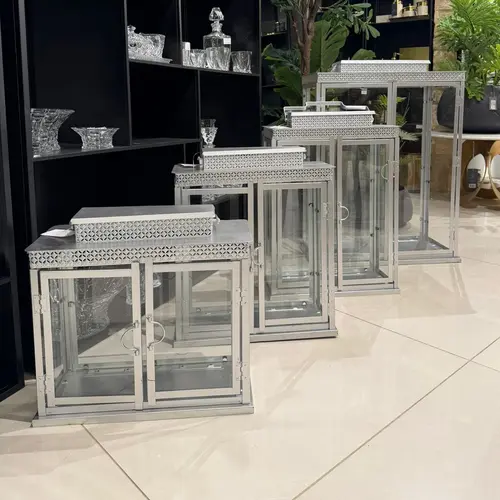 בית חנוכייה מתקפל ירושלים של כסף מספר מידות לבחירה