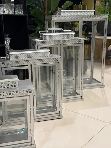 בית חנוכייה מתקפל ירושלים של כסף מספר מידות לבחירה