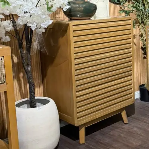 קומודה סימפוניה עץ מלא טבעי