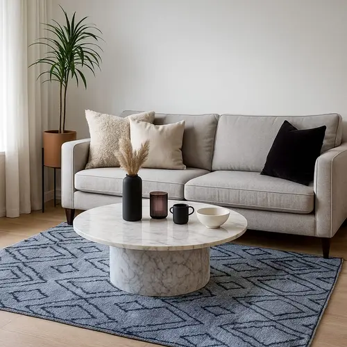 ספיר אפור גאומטרי מידות שונות