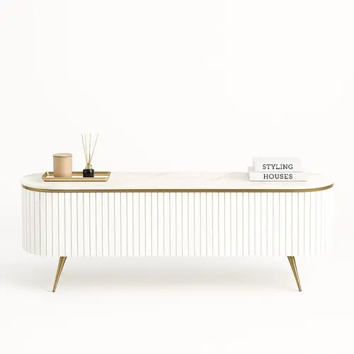 מזנון טניה פסים שמנת או לבן 200 סמ