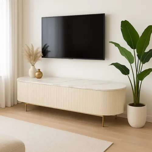 מזנון טניה פסים שמנת או לבן 200 סמ