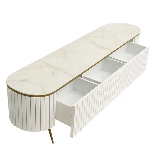 מזנון טניה פסים שמנת או לבן 200 סמ