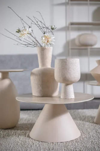 שולחן עגול ספין סטון