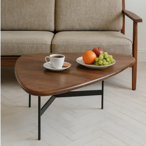 שולחן סלון אמבסדור אגוז פיסולי