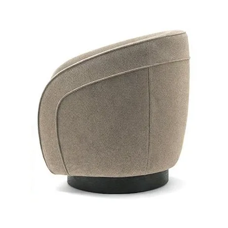 כורסא מסתובבת מילנו בריפוד קפה