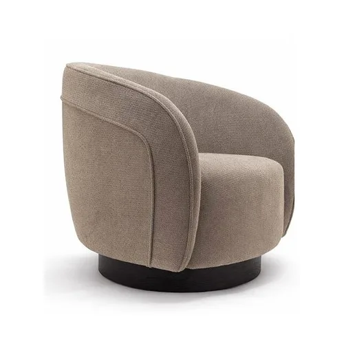 כורסא מסתובבת מילנו בריפוד קפה