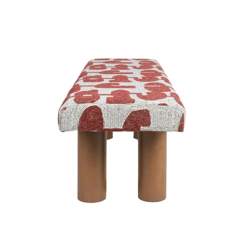 ספסל מרופד מלינה רד