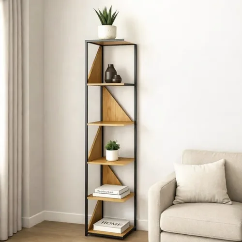 כוננית פינתית דיאלוג משולש טבעי או כבה