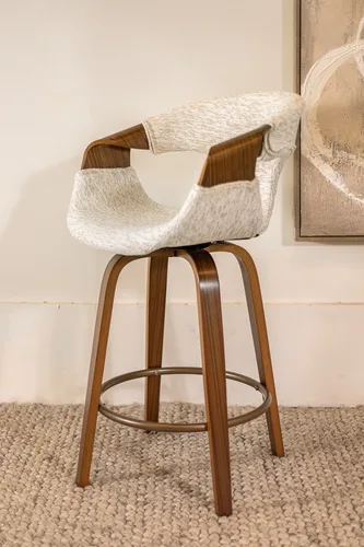 כיסא בר ניקולסון לבן