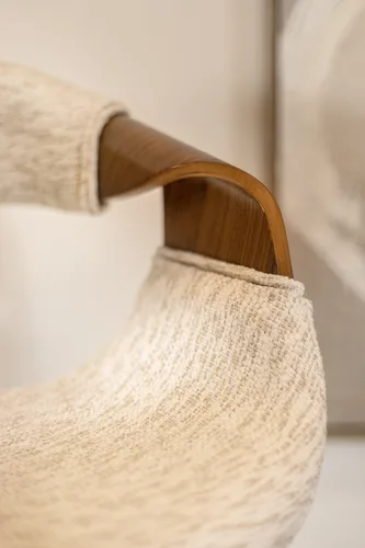 כיסא בר ניקולסון לבן