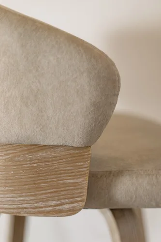 כיסא בר ניקולסון בגוון קפוצ'ינו