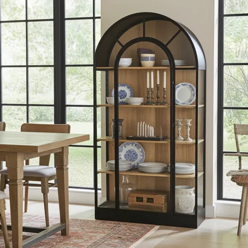 ויטרינה ארון תצוגה מעוצב קשתות ארקדיה