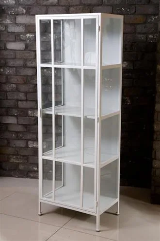 ארון ויטרינה אורבן לופט וויט זכוכית ומתכת