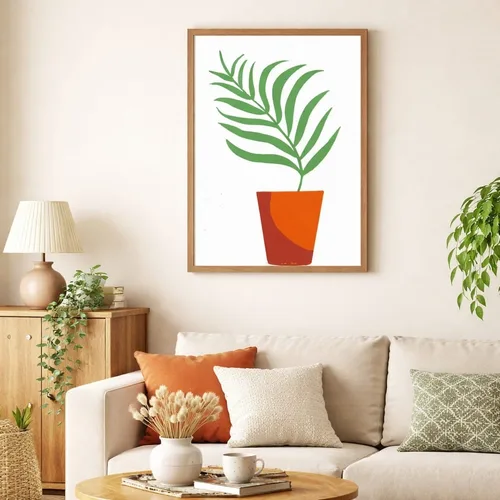 דקל בנגיעה כתומה