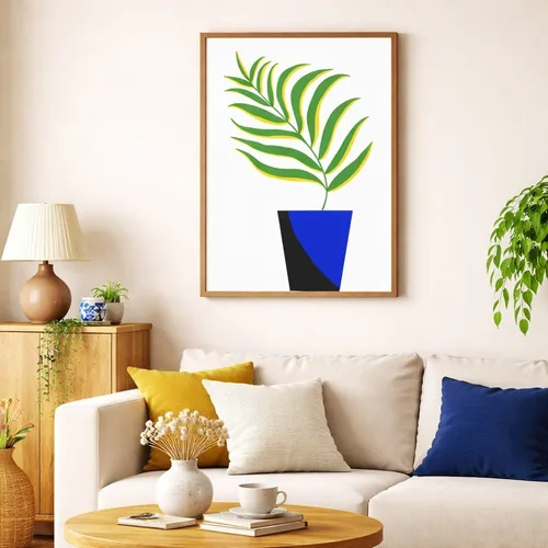 דקל בנגיעת כחול