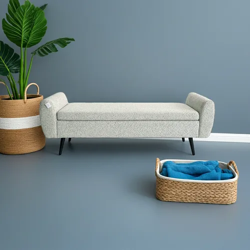 ספסל אחסון מישל מולטי וייט