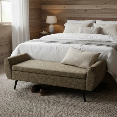 ספסל אחסון מישל מולטי חום