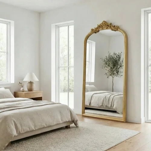 מראת גוף עיטורי זהב