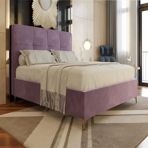 מיטה זוגית סוליי קטיפה צבעים לבחירה