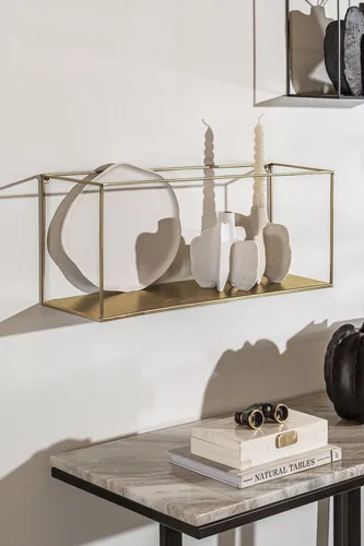 מדף סוודיש גולד מלבני