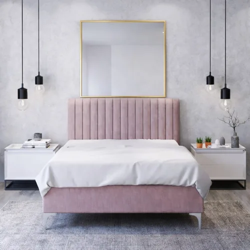 מיטה זוגית קטיפה ונוס צבעים ומידות לבחירה