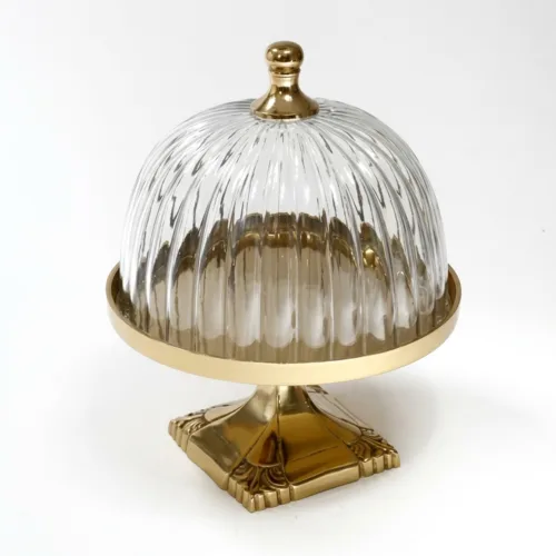 פעמון עוגה אופיר Brass – יוקרה שקטה בזהב