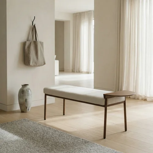 ספסל אורה רגל צבע עץ