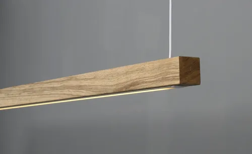 קולקציית Linear Wood – גוף תאורה תלוי בעבודת יד | עץ טבעי וטכנולוגיית LED