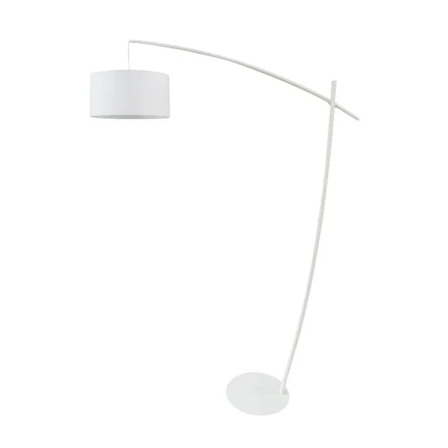 מנורת רצפה ARC BLANC – מנורת קשת לבנה עם אהיל בד
