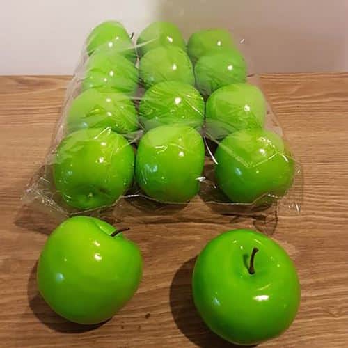 סט 12 - תפוח ירוק דקורטיבי