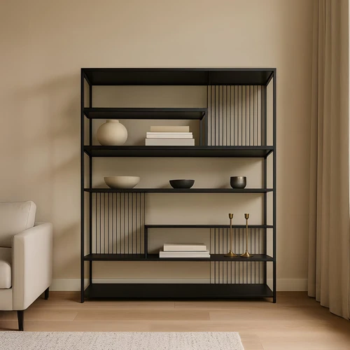 נוני כוננית ברזל פסים רחבה