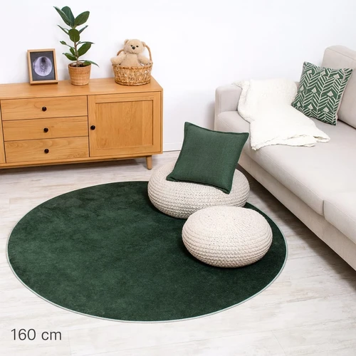 שטיח טימי עגול ירוק\צבעים לבחירה 150 סמ