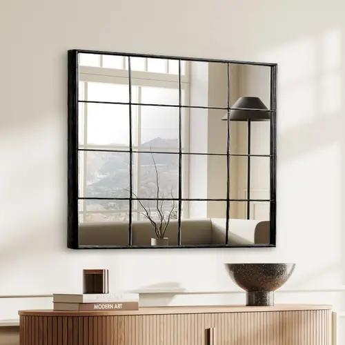 מראה ריבועים מלבנית 100*75 ס"מ