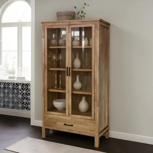 ויטרינה מלמו עץ מלא