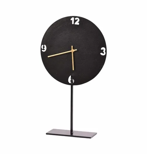 שעון סטנד בלק ראונד