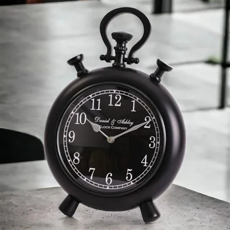 שעון שולחני וינטג' שחור