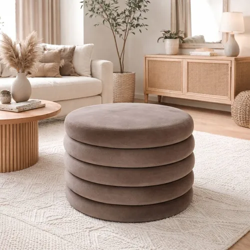 הדום אחסון טבעות קטיפה מוקה או קרם לבחירה