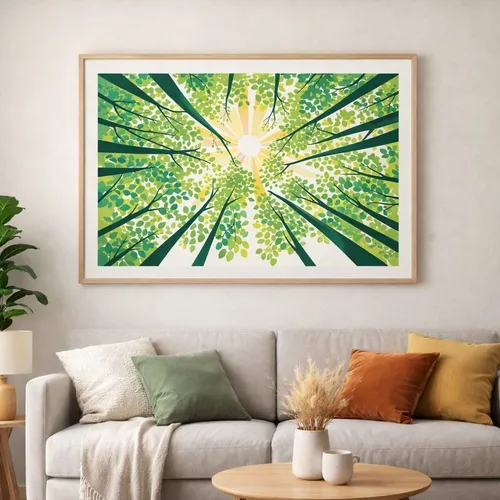 תמונת קנבס בעיצוב מקורי לגעת בצמרת - סטודיו 26