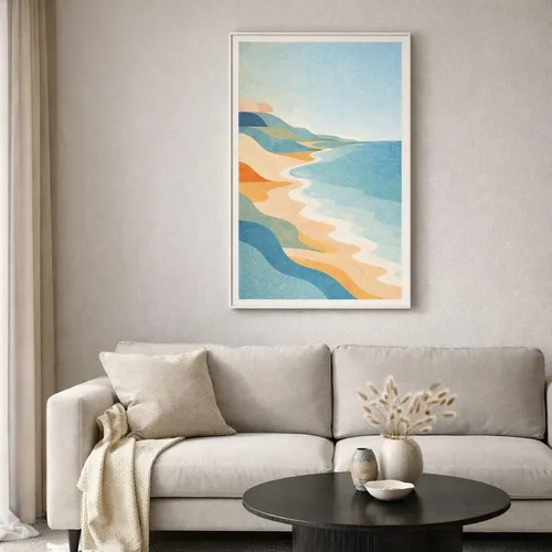 תמונה חוף הטורקיז מידות שונות